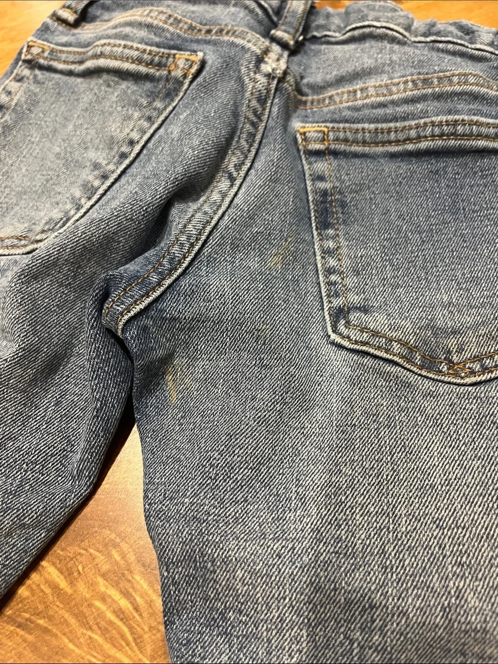 GAP Kid’s Washed Blue Straight Jeans